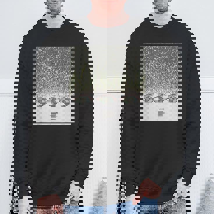 ドリームコアウィアードコア服エステティックコーンフィールドアイズ スウェットシャツ 高齢者への贈り物