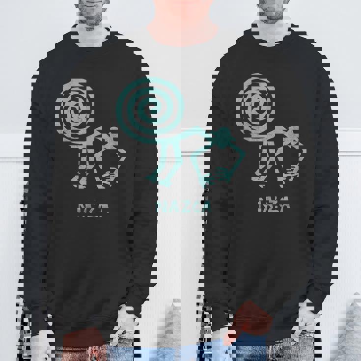 ナスカ ライン ペルー ジオグリフ 宇宙飛行士 ハチドリ モンキー スウェットシャツ 高齢者への贈り物