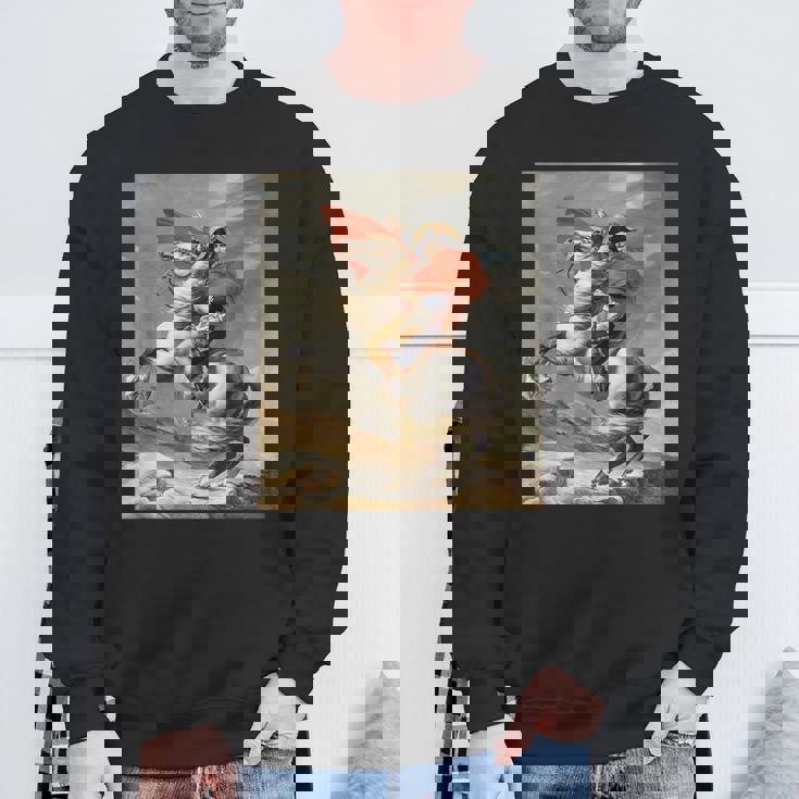 ナポレオン・ボナパルト ジャック・ルイ・デイヴィッド ネオクラシシズムアート スウェットシャツ 高齢者への贈り物