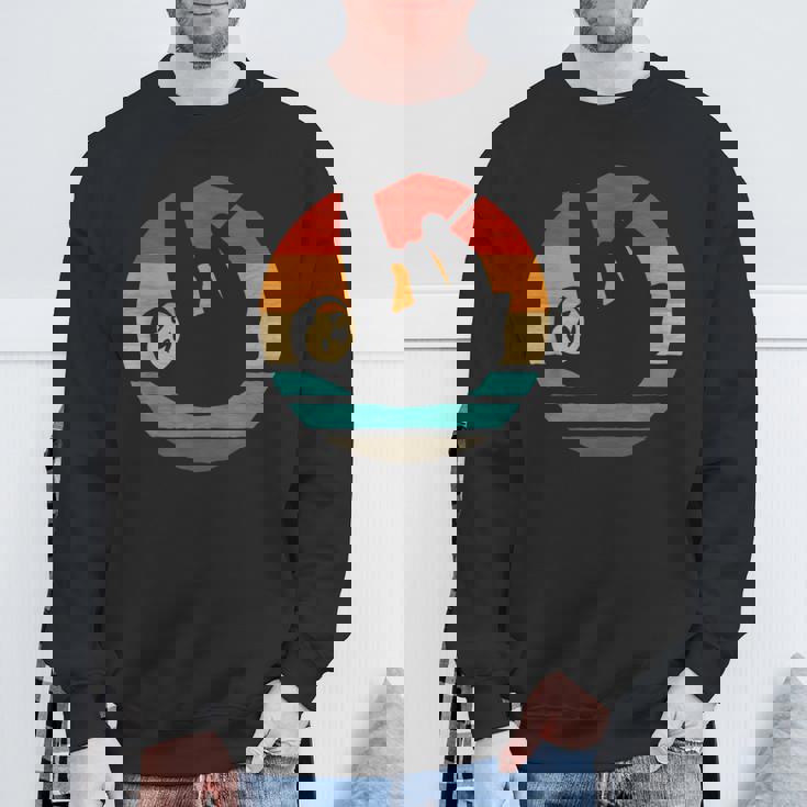 ナマケモノ レトロスタイル ビンテージ スウェットシャツ 高齢者への贈り物