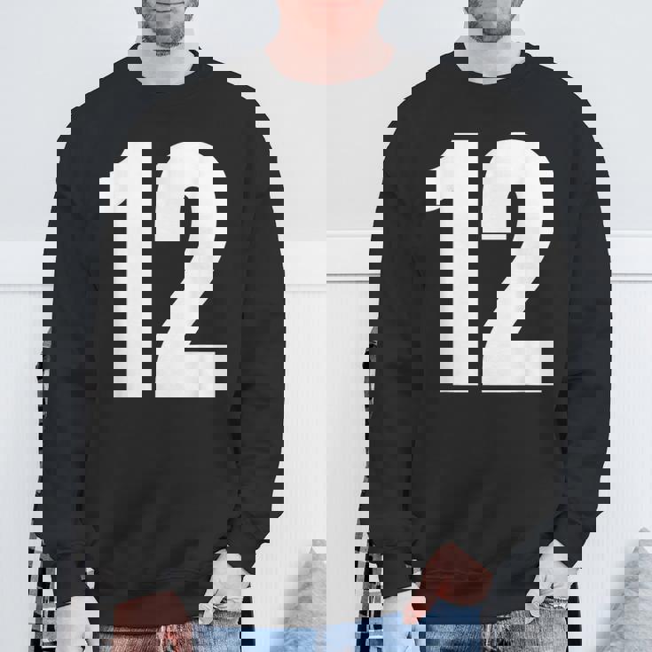 ナンバー12 シャツ。十二 スウェットシャツ 高齢者への贈り物