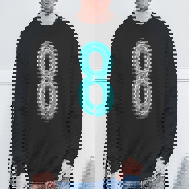 ナンバー8 、ファニーナンバーエイトtシャツ スウェットシャツ 高齢者への贈り物