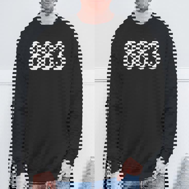 ナンバー883 ポケットナンバー スポーツジャージ 誕生日 スウェットシャツ 高齢者への贈り物