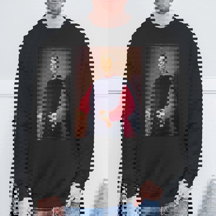 ニコロ・マキャヴェリ 肖像画1600 スウェットシャツ 高齢者への贈り物