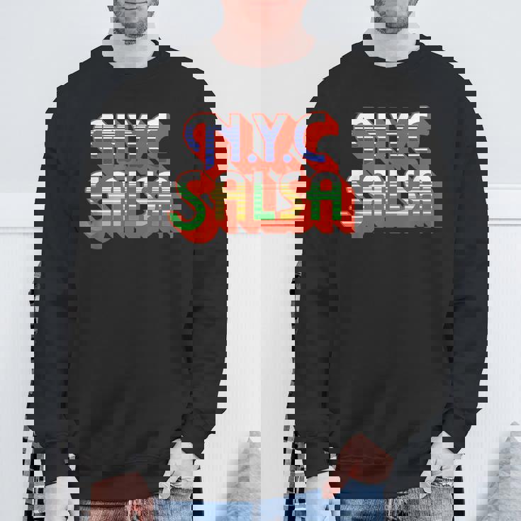 ニューヨークシティ・サルサ・ラテン音楽 スウェットシャツ 高齢者への贈り物