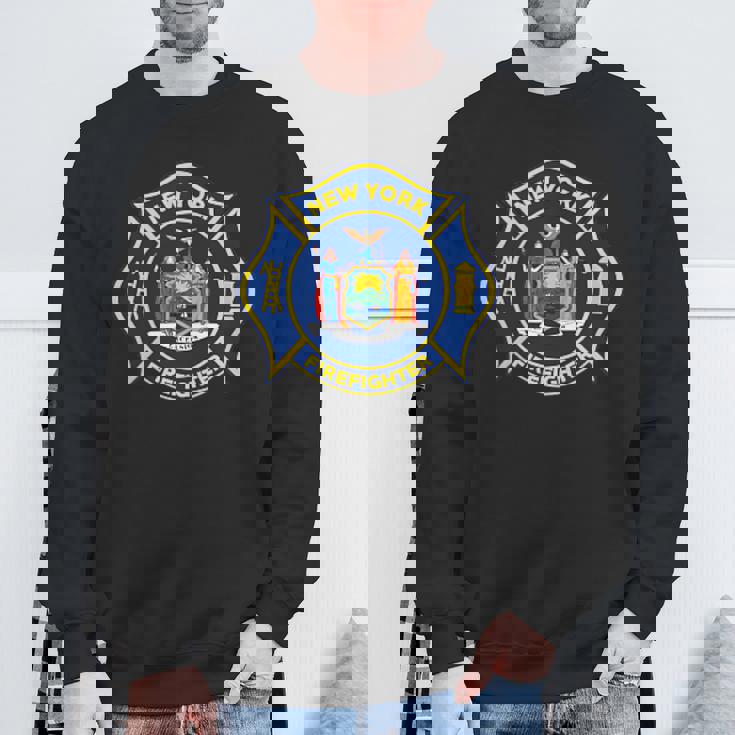 ニューヨーク消防署tシャツ 消防士消防士 スウェットシャツ 高齢者への贈り物