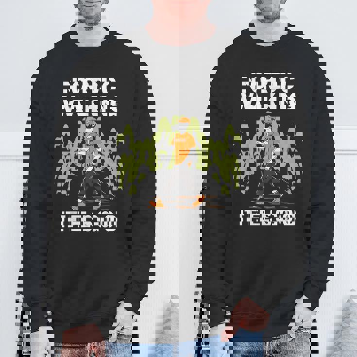 ノルディック ウォーキング ランニング スポーツ ハイキング フィットネス ウォーキング ランニング スウェットシャツ 高齢者への贈り物