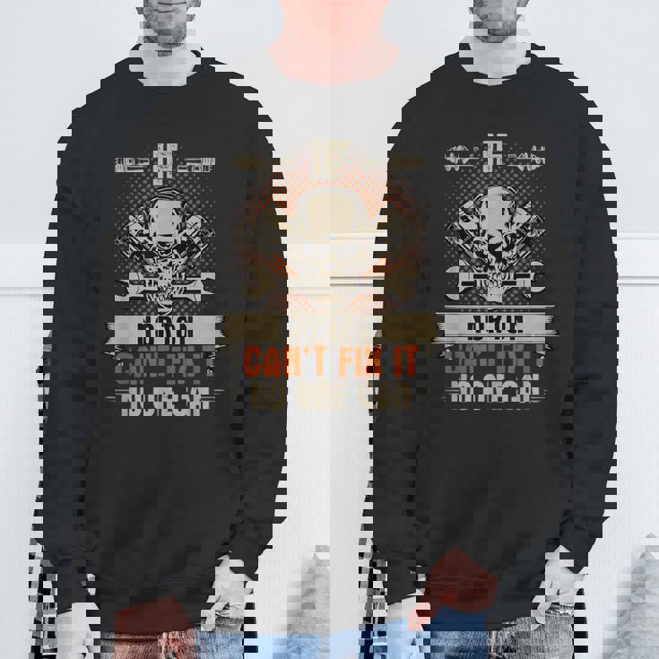 ノートンが修理できなければ、誰も便利屋の整備士になれない スウェットシャツ 高齢者への贈り物