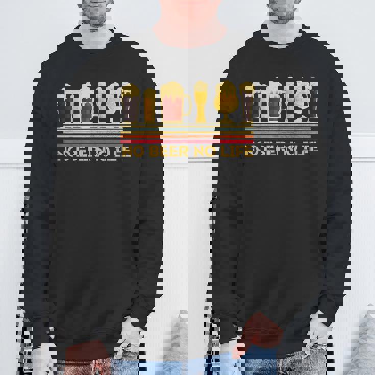 ノービール ノーライフ 面白いビール ノーライフ 飲酒 面白い 飲み会服 スウェットシャツ 高齢者への贈り物