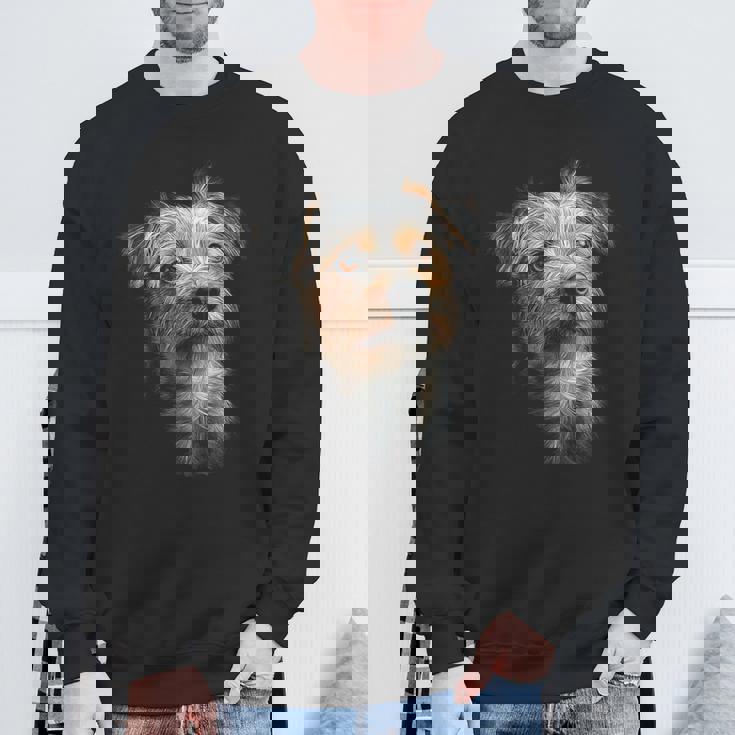 ノーフォークテリア 犬 モチーフ ペット イラスト ノーフォークテリア スウェットシャツ 高齢者への贈り物