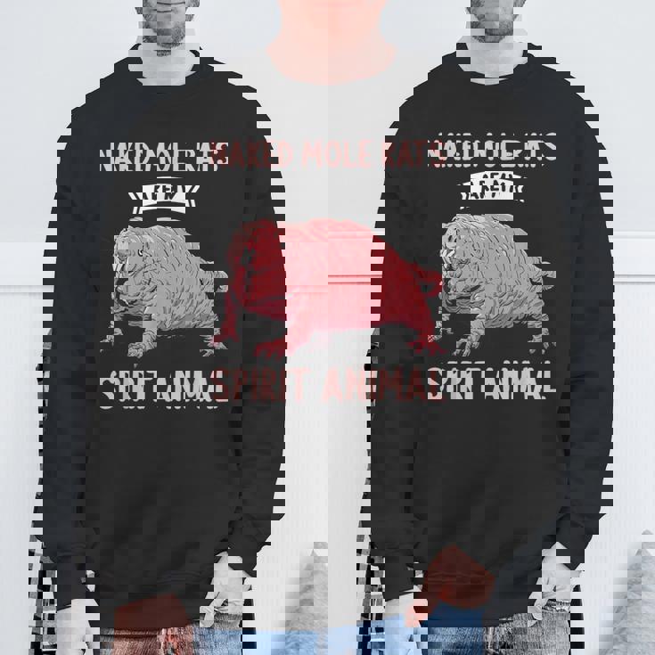 ハダカデバネズミは私のスピリットアニマルハダカデバネズミ スウェットシャツ 高齢者への贈り物