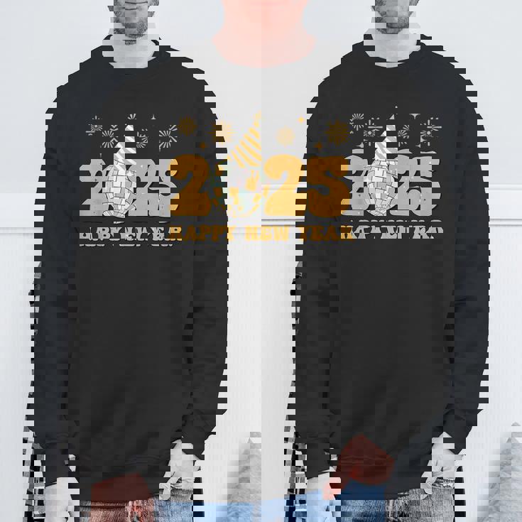 ハッピーニューイヤー 2025 家族 お揃い 花火 新年会 スウェットシャツ 高齢者への贈り物