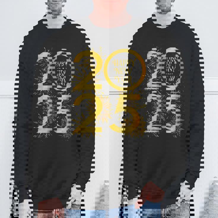 ハッピーニューイヤーパーティー用品 2025年新年花火 スウェットシャツ 高齢者への贈り物