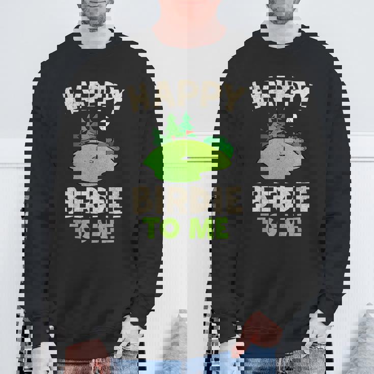 ハッピーバーディー ゴルフ 面白い ホール 文字入り メンズ おもしろ 面白い 服 オリジナル おもしろグッズ 文字 スウェットシャツ 高齢者への贈り物