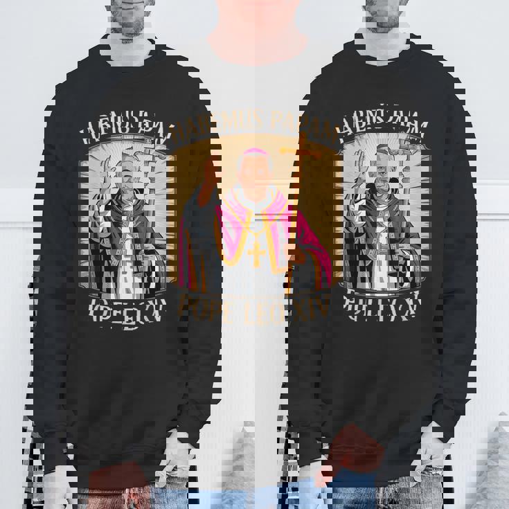 ハベムス・パパム教皇レオ14世 スウェットシャツ 高齢者への贈り物