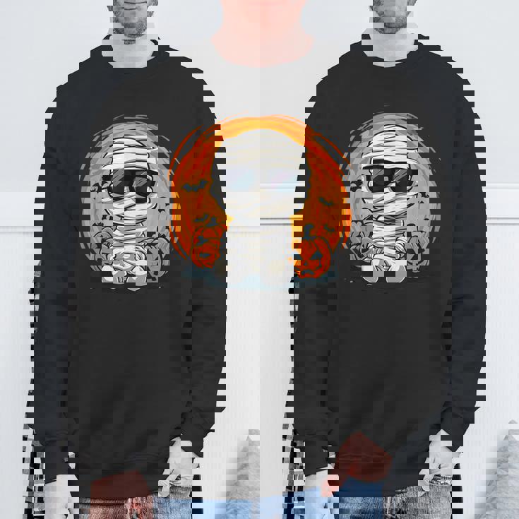 ハロウィン コスチューム ミイラ 怖い パンプキン ランタン コウモリ ゴースト スウェットシャツ 高齢者への贈り物