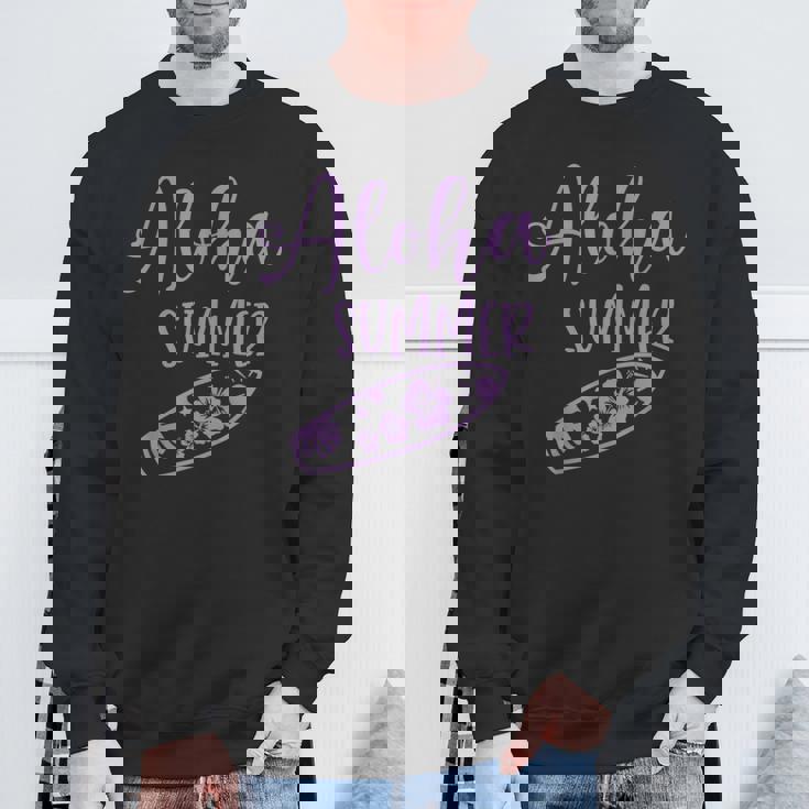 ハワイ アロハサーフィン ハワイアンパーティー スウェットシャツ 高齢者への贈り物