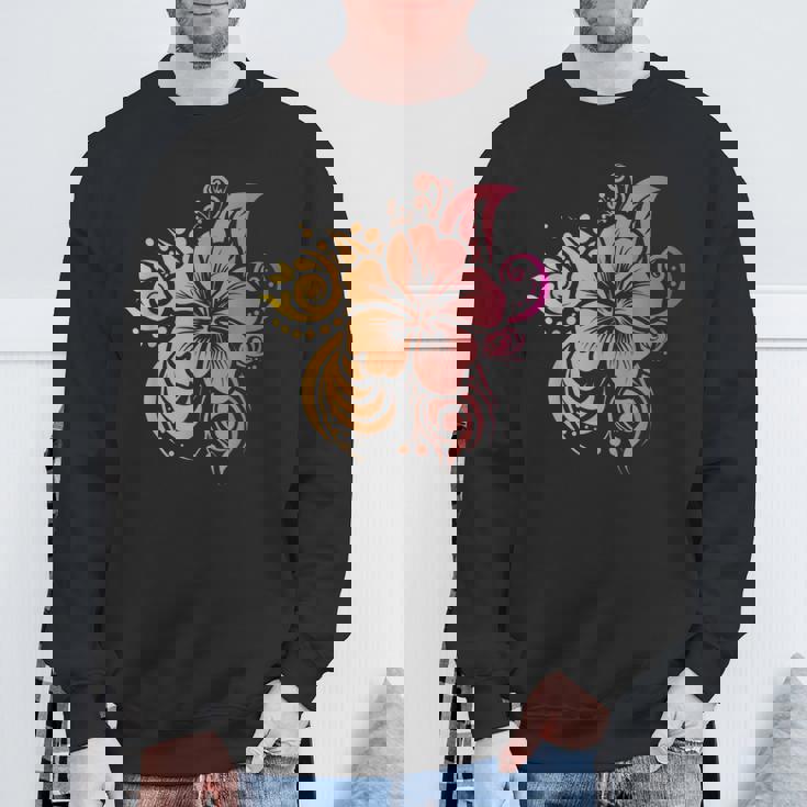 ハワイアン トライバル ハイビスカスシャツ ハワイアン トライバル スウェットシャツ 高齢者への贈り物