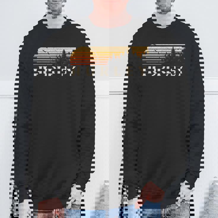 ハーレー Co ヴィンテージ エバーグリーン サンセット 80年代 レトロ スウェットシャツ 高齢者への贈り物