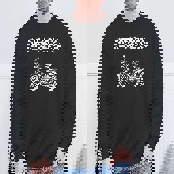 バイクおじさん バイク ネイキッドバイク クラシックバイク ネオレトロ ツーリング好き アウトドア好き バイク好き 趣味 スウェットシャツ 高齢者への贈り物