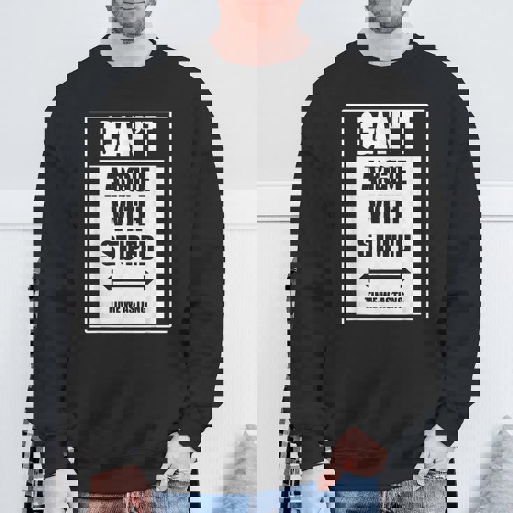 バカな時間を無駄にすることはできません スウェットシャツ 高齢者への贈り物