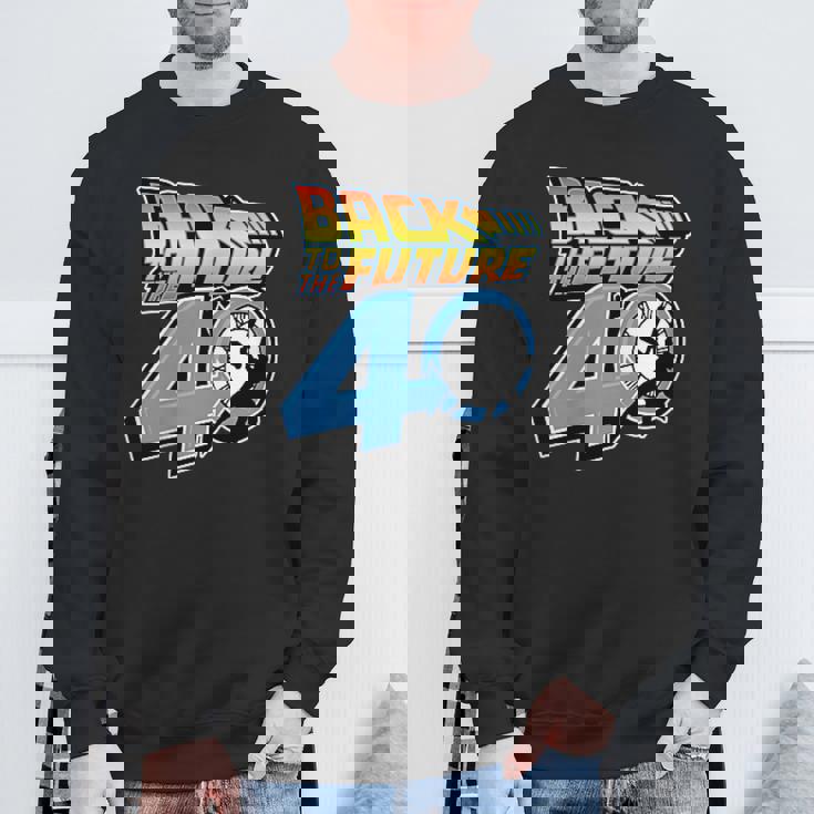 バック・トゥ・ザ・フューチャー 40周年記念タイムマシン Pov F&B スウェットシャツ 高齢者への贈り物