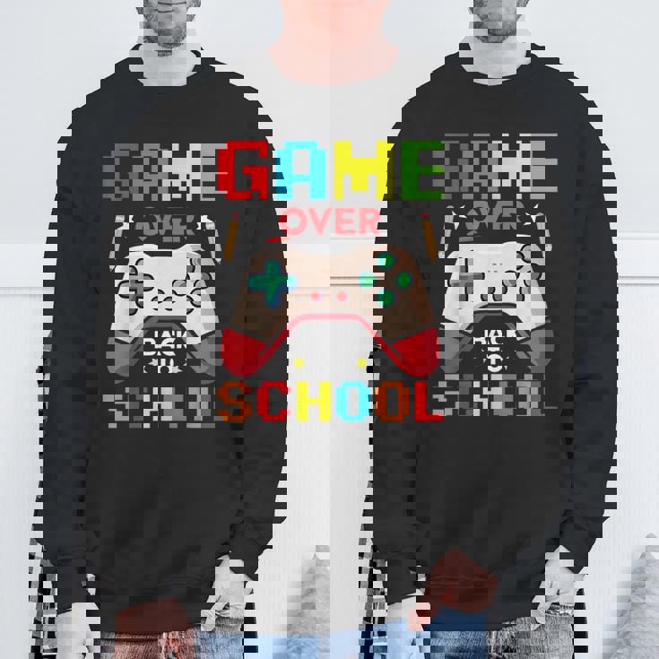 バック・トゥ・スクール-ゲームオーバーバック・トゥ・スクール スウェットシャツ 高齢者への贈り物