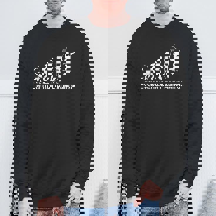 バドミントンの進化 スウェットシャツ 高齢者への贈り物