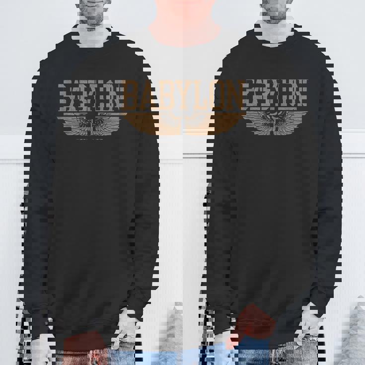 バビロン 古代メソポタミア バビロニア帝国 スウェットシャツ 高齢者への贈り物