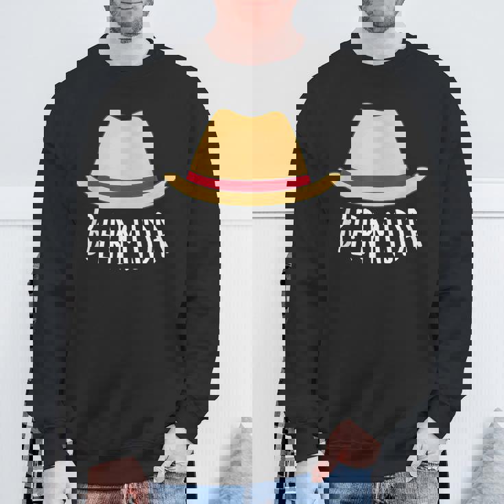 バミューダハット イギリス 海外領土 お土産 スウェットシャツ 高齢者への贈り物