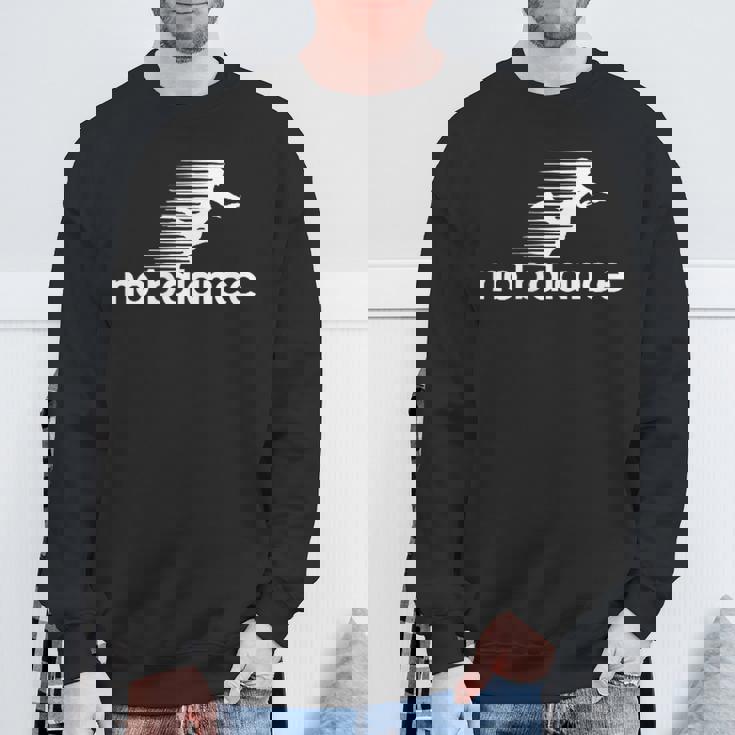 バランスが取れない スポーツとユーモアのための面白いパロディデザイン スウェットシャツ 高齢者への贈り物