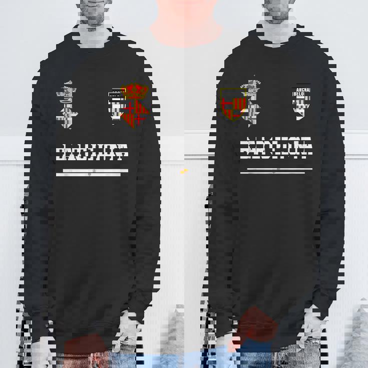 バルセロナ サッカースポーツ フラッグ フットボール スウェットシャツ 高齢者への贈り物