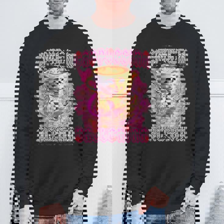 バレリーナ カプチーナ Ai ジェネラーレ イタリアンキャラクター ブレイン スウェットシャツ 高齢者への贈り物