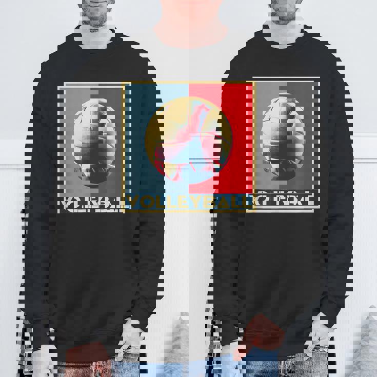 バレーボール バレー 面白tシャツ おもしろ 服 メンズ レディース おもしろグッズ バレー部 スウェットシャツ 高齢者への贈り物