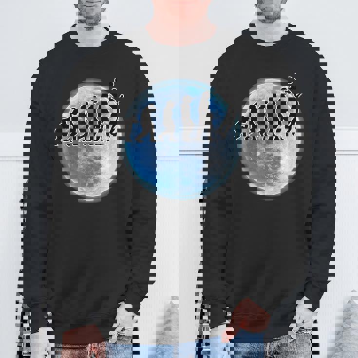 バレーボール 面白tシャツ 人類の進化 おもしろ バレー 服 オリジナル 部活動 おもしろグッズ ネタ メンズ スウェットシャツ 高齢者への贈り物