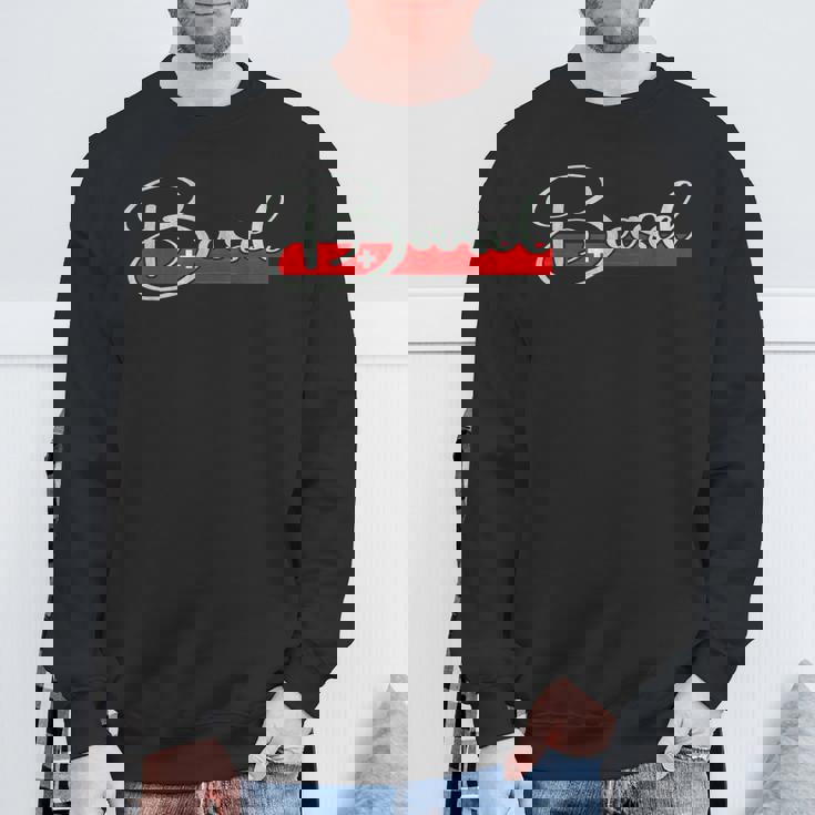 バーゼル・スイス バーゼル・スイス スクリプト スイス スウェットシャツ 高齢者への贈り物