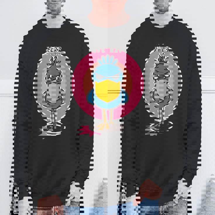 バードシリーズ「ハシビロコウ」 スウェットシャツ 高齢者への贈り物