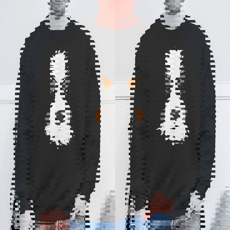 バーニーズマウンテンドッグの子犬 スウェットシャツ 高齢者への贈り物