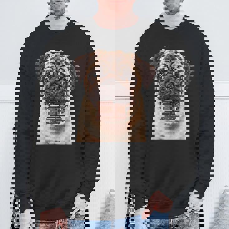 パグチョコレート スウェットシャツ 高齢者への贈り物