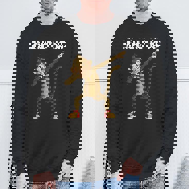 パパ・ゴリラ猿 チンパンジー 動物 かわいい猿 ギフト スウェットシャツ 高齢者への贈り物