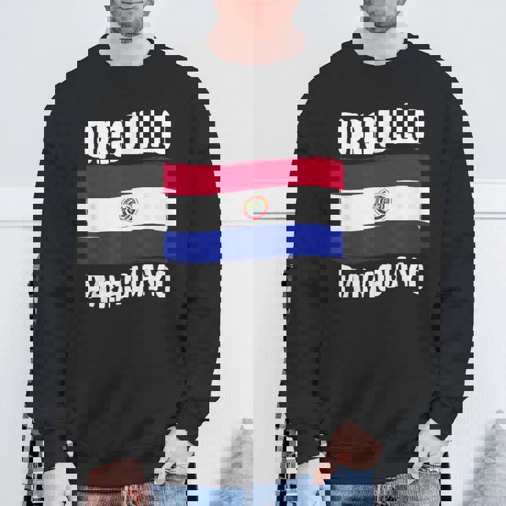 パラグアイプライド パラグアイ国旗 Orgullo Paraguayo スウェットシャツ 高齢者への贈り物