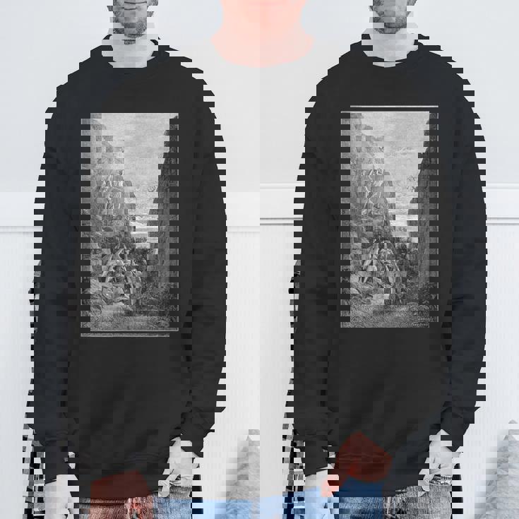 パラダイス・ロスト「So Promised He」ギュスターヴ・ドレ アート スウェットシャツ 高齢者への贈り物