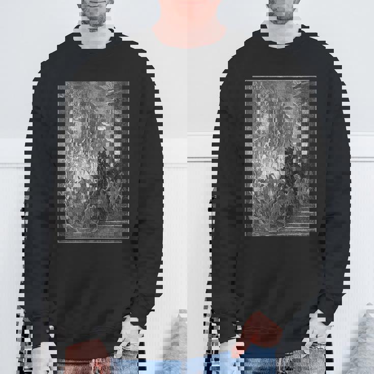 パラダイス・ロスト「ハイ・オン・ア・スローン」ギュスターヴ・ドレ・アート スウェットシャツ 高齢者への贈り物