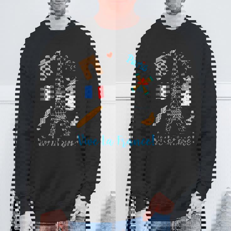 パリ お土産 エッフェル塔 フランス ヴィーヴ ラ・フランス スウェットシャツ 高齢者への贈り物