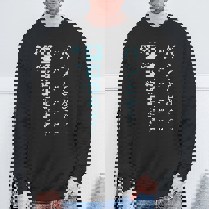 おもしろ パンとめるやつ 視力検査 パンの袋とめるやつ スウェットシャツ 高齢者への贈り物