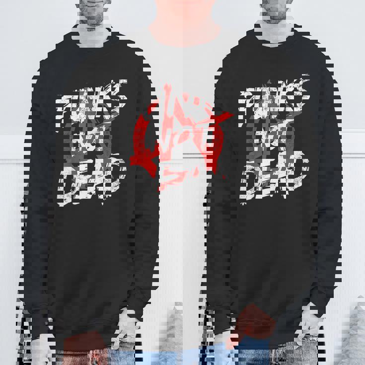 パンク ロック ポゴ アナーキー パンクス パンク ロッカー パンクの衣装 スウェットシャツ 高齢者への贈り物