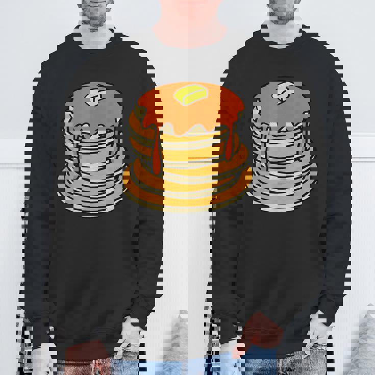 パンケーキとシロップ スウェットシャツ 高齢者への贈り物