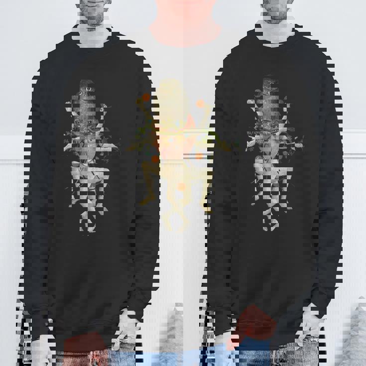 ヒエロニムス ボッシュ 地上の喜びの庭 フクロウ スウェットシャツ 高齢者への贈り物