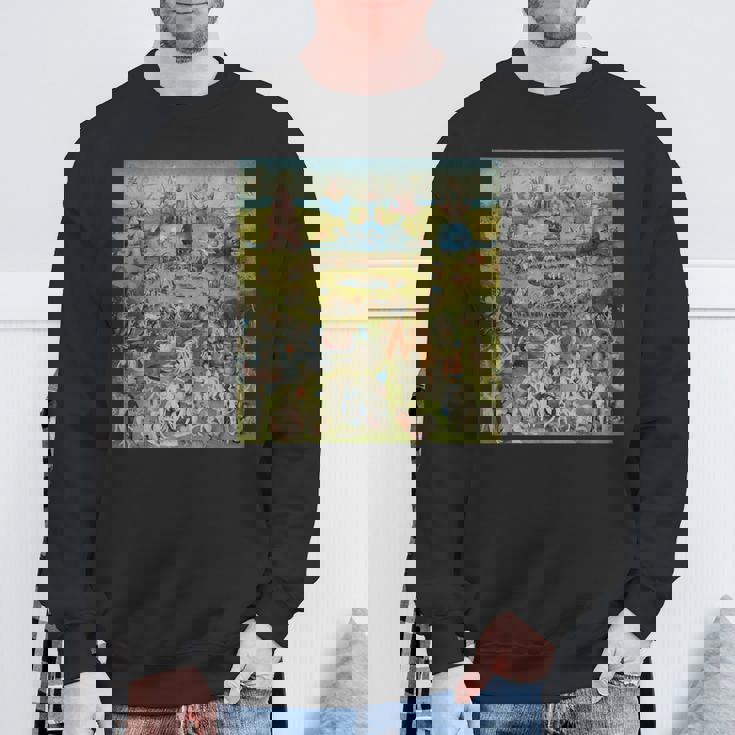 ヒエロニムス・ボッシュ 地球の喜びの庭 アート スウェットシャツ 高齢者への贈り物