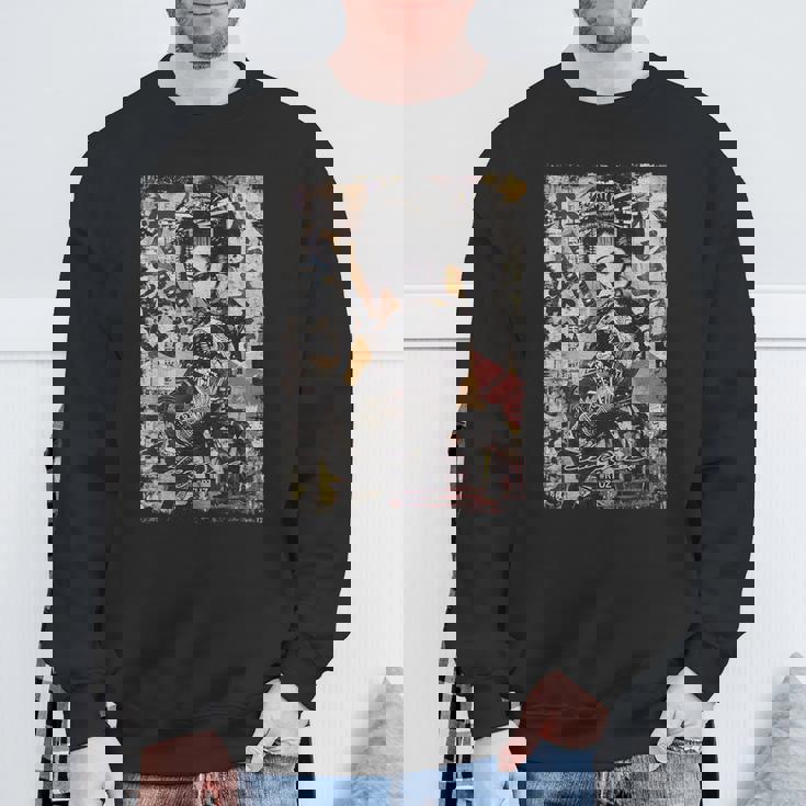 ヒップホップ Y2k ヴィンテージ ヒップスター エッジの効いたアーバン ストリートウェア 芸者 スウェットシャツ 高齢者への贈り物